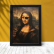Quadro Decorativo Mona Lisa Pirata 33x45cm