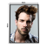 Quadro Decorativo para Barbearia Modelo Cabelo barba 33x45cm