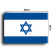 Quadro Decorativo em MDF  Bandeira Israel  - 20x30cm