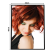 Quadro Decorativo para Salão de Beleza Cabelo Ruivo 33x45cm
