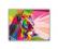 Quadro Para Sala Decorativo - 30x40cm \"Leão Colorido\"