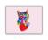 Quadro Para Sala Decorativo - 90x70cm \"Gato Colorido\"\"