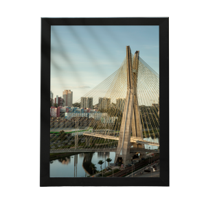 Quadro Decorativo São Paulo 33x45cm QUADRO COM MOLDURA 33x45cm    